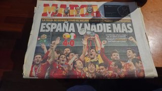 Periódicos Selección Española Eurocopa