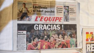 Periódicos Selección Española Eurocopa