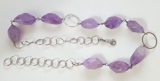 Collana con pietre Ametista e Argento 925