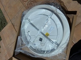Lámpara de techo moderna blanca 40CM