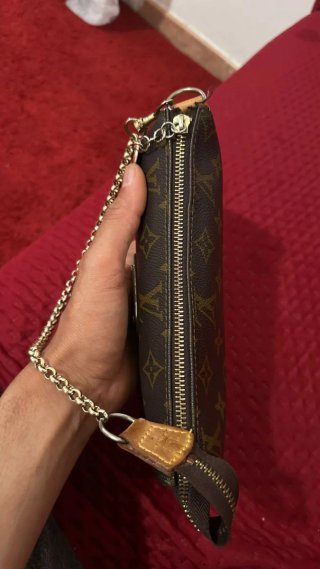Louis Vuitton Borsa Marrone Tela