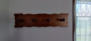 Habitación rústica castaño y cerezo