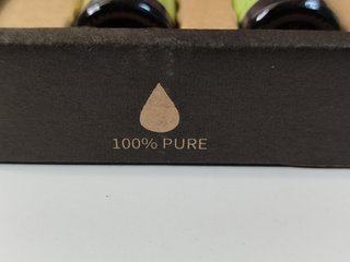 12 aceites esenciales variados (en su caja)