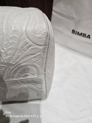 Bolso Bimba y Lola blanco con monedero