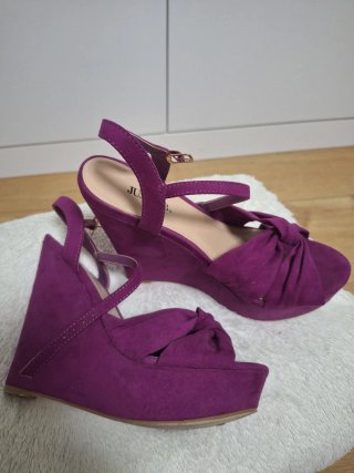 Sandalias plataforma Justfab talla 38