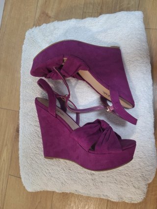 Sandalias plataforma Justfab talla 38