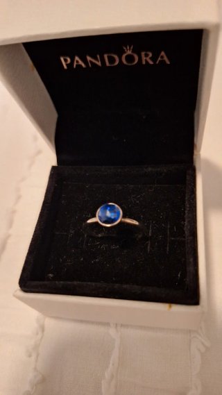 Anillo Pandora Azul