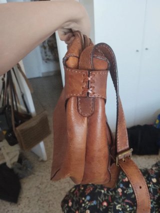 Borsa The Bridge vintage pelle marrone