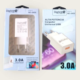 Cargador DigiVolt QC-2455 3.0A USB