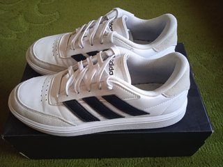 Zapatillas Adidas Courtblock J Tenis (blancas)