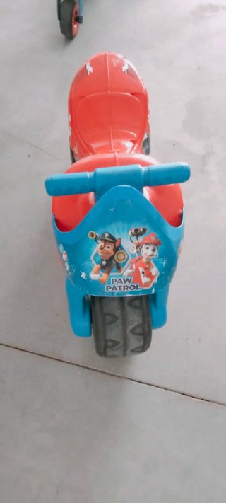 Moto Patrulla Canina sin ruedas