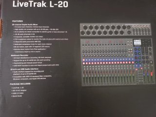Zoom LiveTrak L-20 Mezclador Grabador