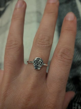 Anillo Plata 925 Calavera