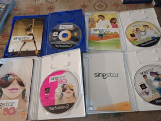 Pack 4 Juegos Singstar PS2 (Karaoke)