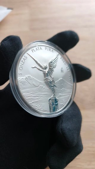 Moneda de Plata LIBERTAD 5 Oz 2020 Reverse Proof