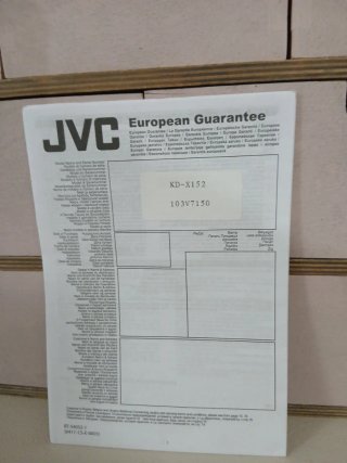 Auto Radio JVC KD-X152