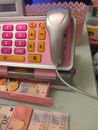 Caja registradora y datáfono juguete