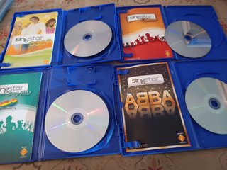 Lote 4 Videojuegos PS2 Singstar Karaoke