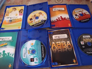 Lote 4 Videojuegos PS2 Singstar Karaoke