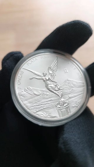 Moneda de Plata 2 Oz LIBERTAD 2020 Reverse Proof