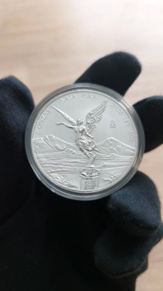 Moneda de Plata 2 Oz LIBERTAD 2020 Reverse Proof