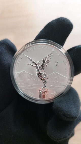 Moneda de Plata 2 Oz LIBERTAD 2020 Reverse Proof