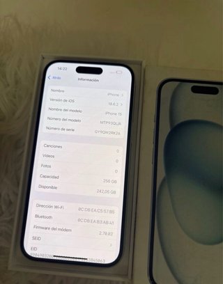 iPhone 15 256GB Azul Cielo