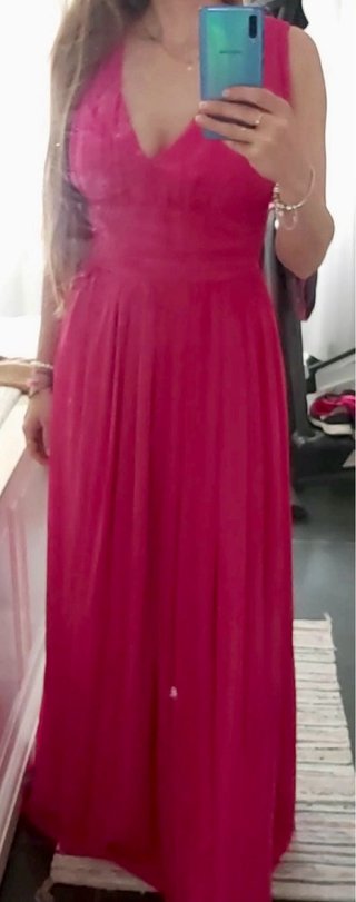 Vestido de fiesta rosa