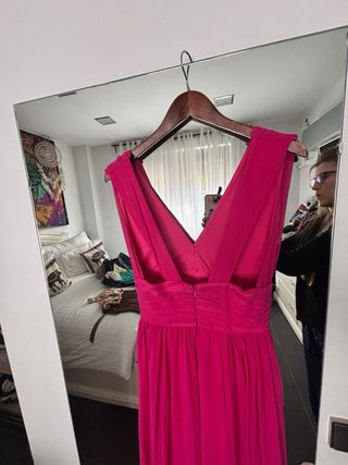 Vestido de fiesta rosa