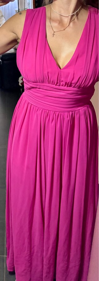 Vestido de fiesta rosa