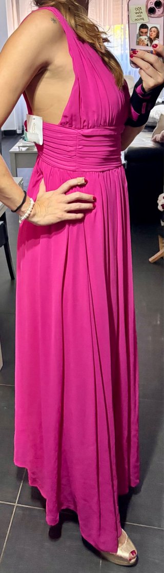 Vestido de fiesta rosa