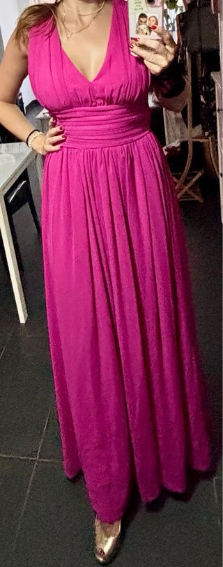 Vestido de fiesta rosa