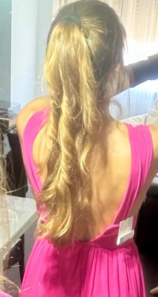 Vestido de fiesta rosa