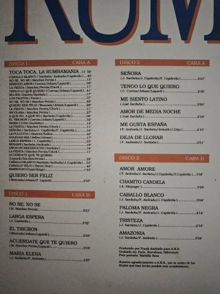Doble LP vinilo Rumba Tres - 25 Aniversario 33 rpm