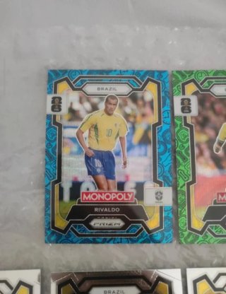Lote Cartas de fútbol Monopoly Brazil