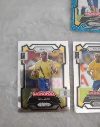 Lote Cartas de fútbol Monopoly Brazil