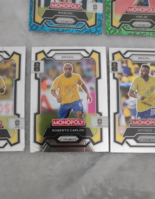 Lote Cartas de fútbol Monopoly Brazil