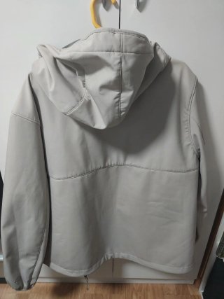Chaqueta Cortavientos Zara Hombre XXL Beige