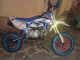 Pit Bike Pit Speed 160cc Motocross Azul/Blanco
