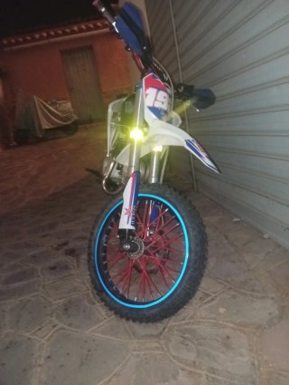 Pit Bike Pit Speed 160cc Motocross Azul/Blanco