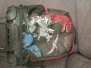 Mochila Totto con Ruedas Dinosaurios