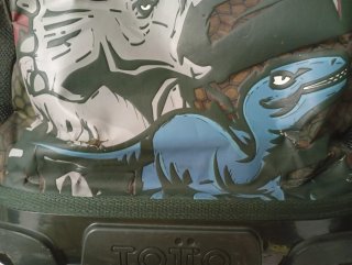 Mochila Totto con Ruedas Dinosaurios