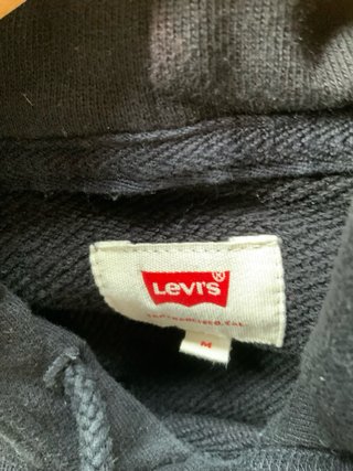 Sudadera Negra Levis Talla M