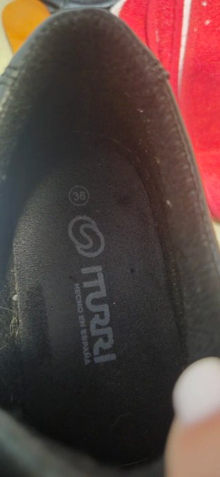 Zapatos de trabajo negros talla 38