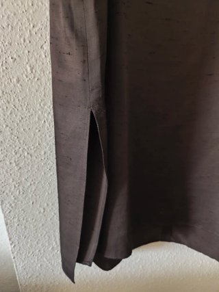 Top gris Massimo Dutti Marrón Talla M