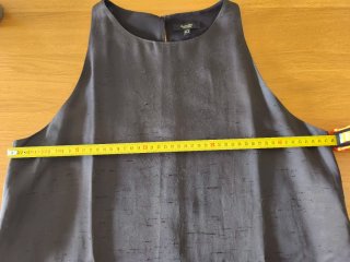 Top gris Massimo Dutti Marrón Talla M
