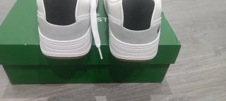 Zapatillas Lacoste Blancas y Grises