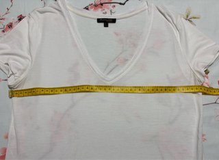 Camiseta Massimo Dutti Blanca V-Neck