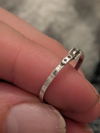 Anillo Plata 925 Diseño Hebilla