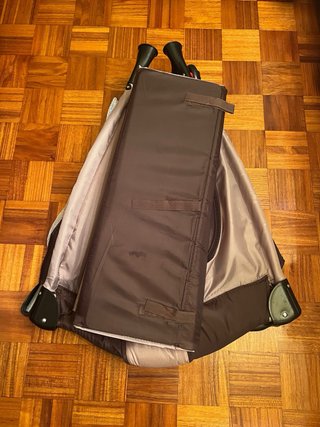 Cuna de viaje TECTAKE casi nueva